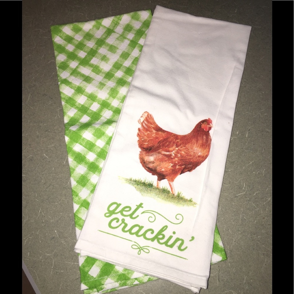 Decorative kitchen dish towels